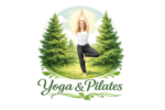 Yanayogalates logo - womain in tree pose in the forest